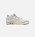 Air Jordan 3 Retro Sail and Jade Aura Men's Lifestyle Shoe – Sail/Jade Aura/Aura/Iced Carmine