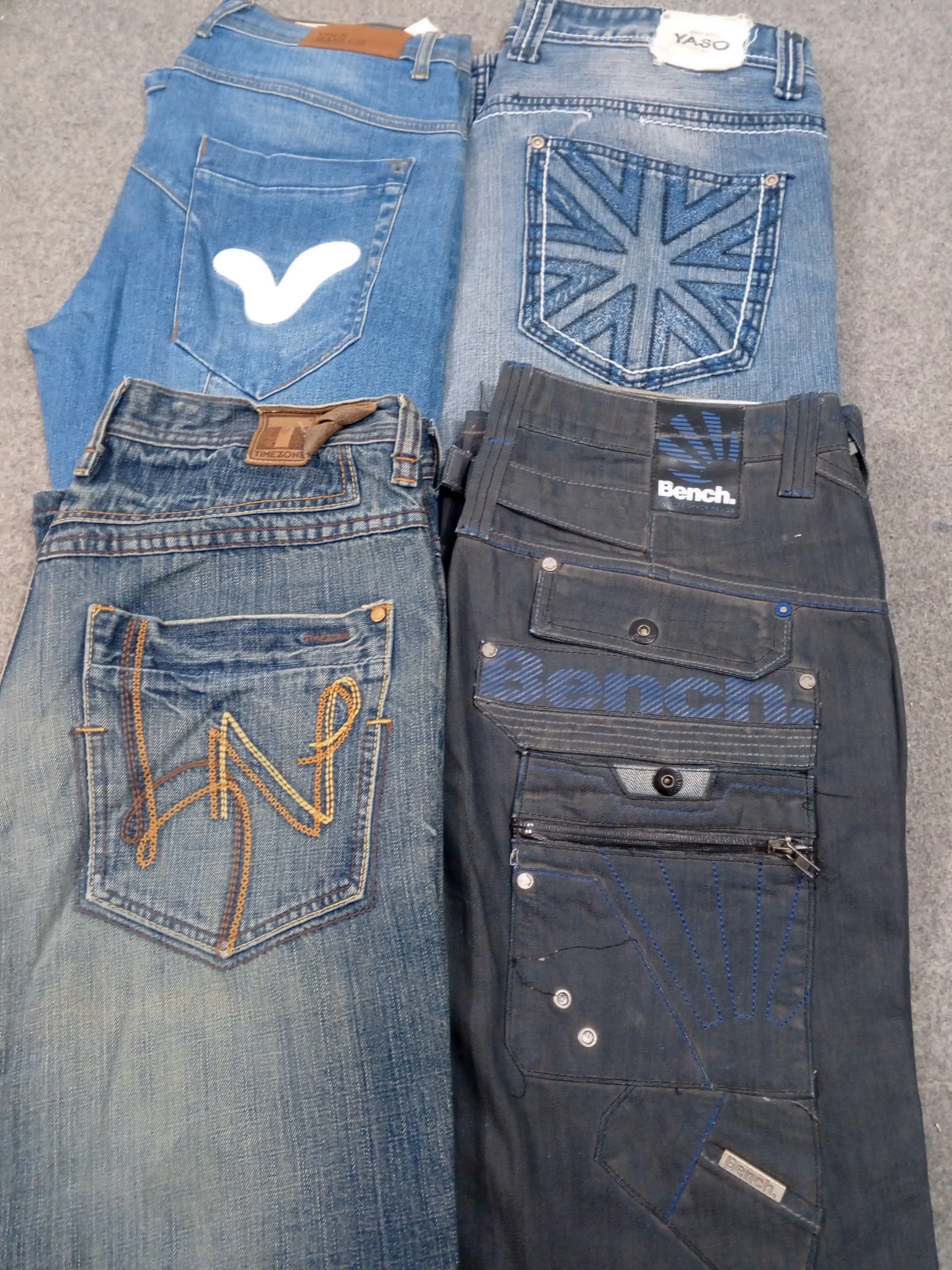 #325 Men Baggy Hiphop Jeans -20