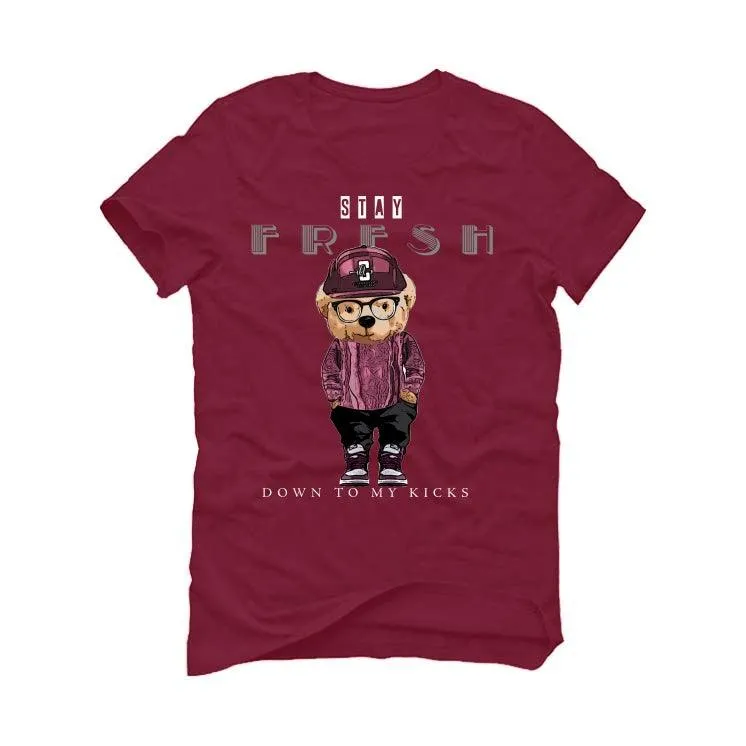 Air Jordan 1 High “Bordeaux” 2021 Maroon T-Shirt (Stay Fresh down to my kicks)