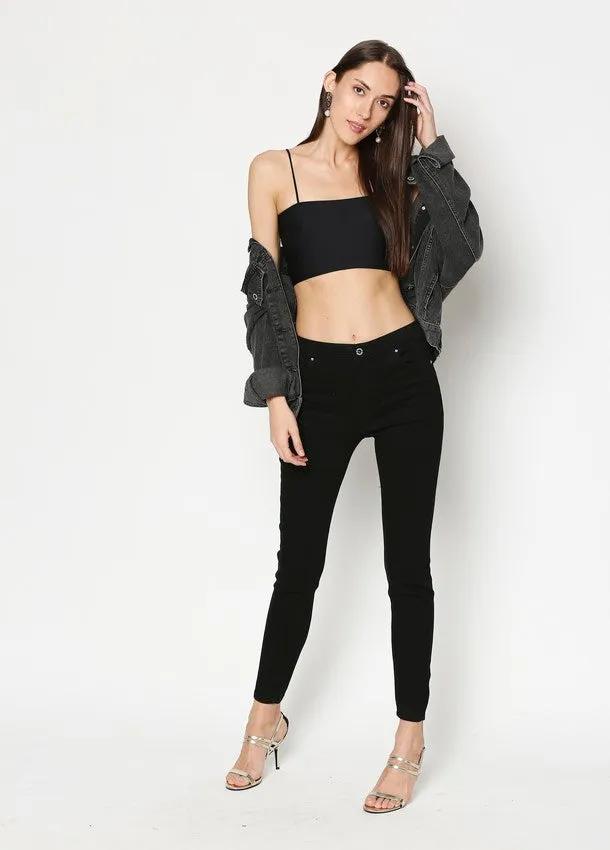 Black Hanoi Tube Jeans