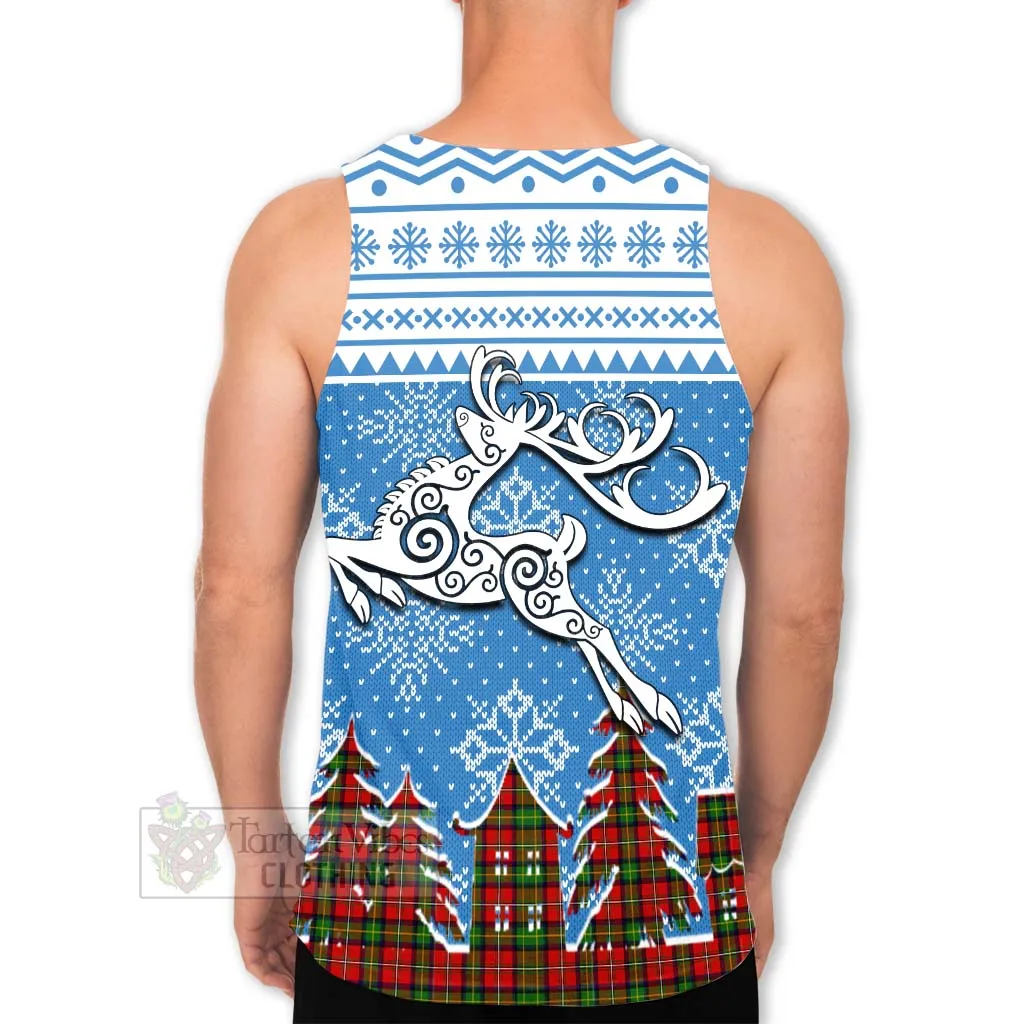 Boyd Clan Christmas Men's Tank Top Celtic Reindeer Style