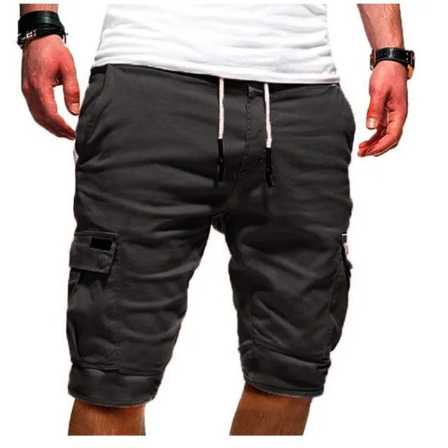 Cargo Shorts Men Summer Multi-pocket Boardshorts Breathable Male Casual Shorts Comfortable Fitness Mens Short Pants Bodybuilding