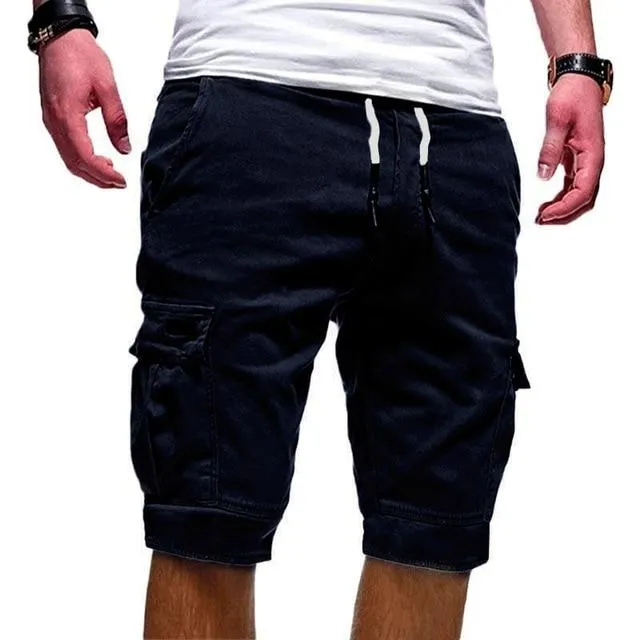 Cargo Shorts Men Summer Multi-pocket Boardshorts Breathable Male Casual Shorts Comfortable Fitness Mens Short Pants Bodybuilding