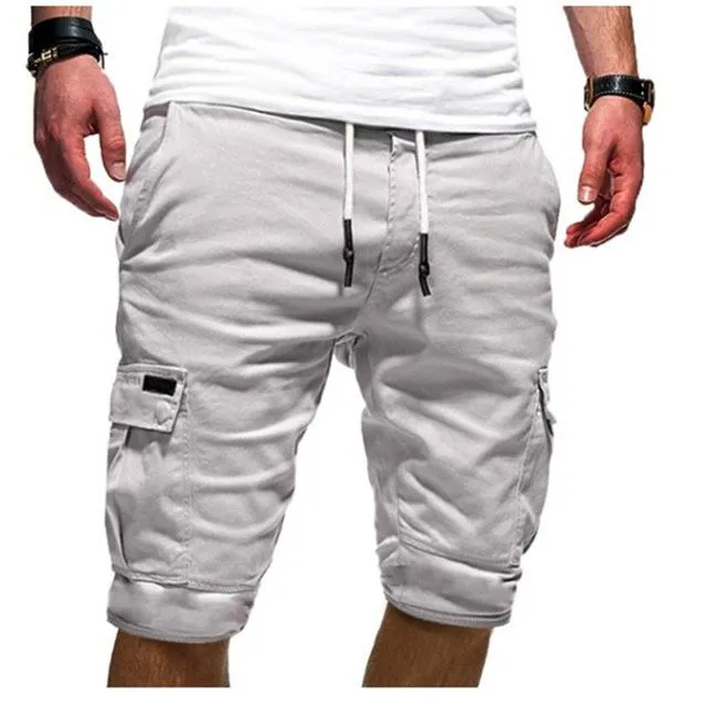 Cargo Shorts Men Summer Multi-pocket Boardshorts Breathable Male Casual Shorts Comfortable Fitness Mens Short Pants Bodybuilding