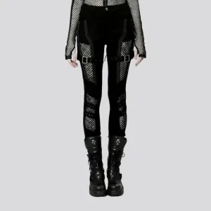 Embellished black jeans
 for women