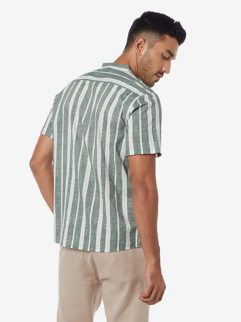 ETA Sage Resort Fit Striped Shirt