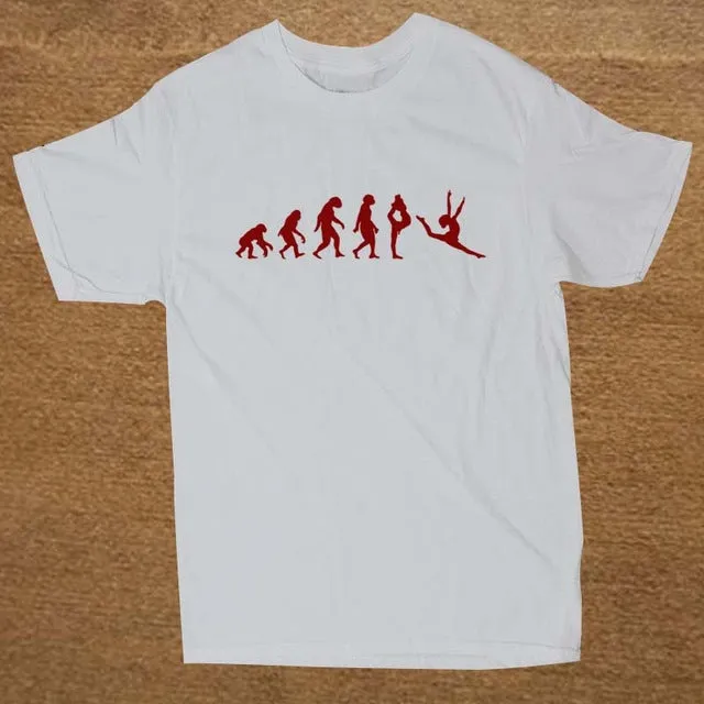 Evolution of Gymnastics Party T Shirt