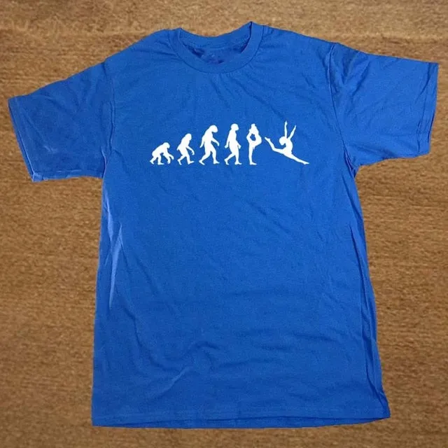 Evolution of Gymnastics Party T Shirt