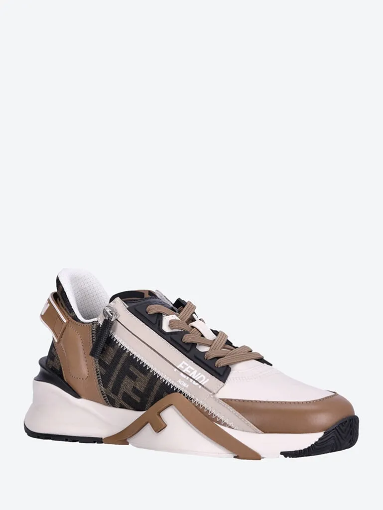 Fendi flow vitello tessuto ff sneakers