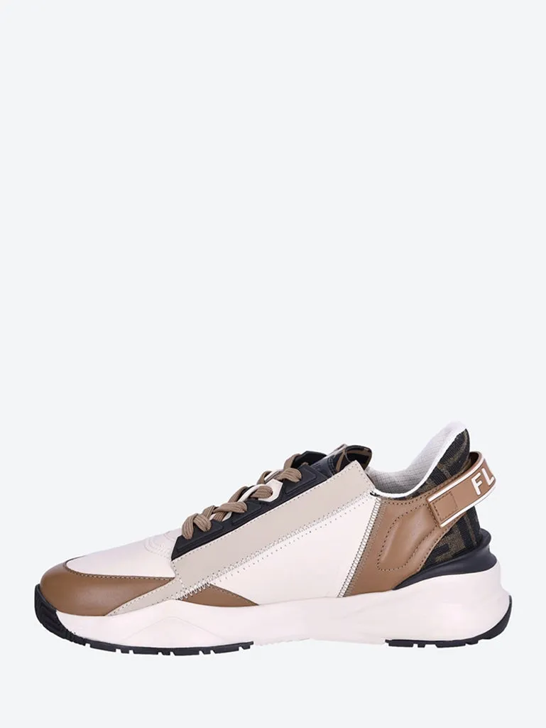 Fendi flow vitello tessuto ff sneakers