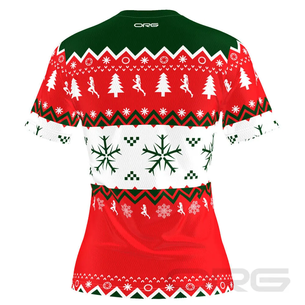 FMR Ugly Christmas Sweater Women's Short Sleeve Performance T-Shirt