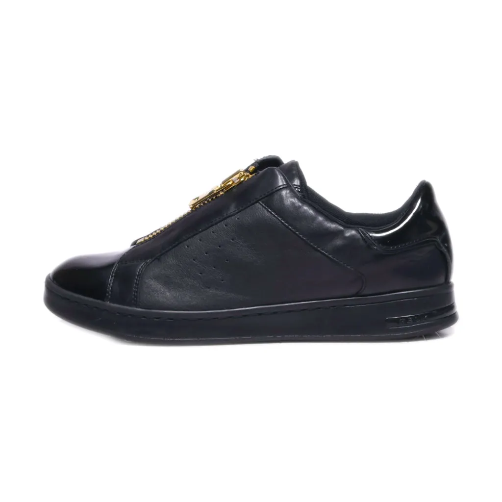 Geox Low-Tops Low-Top Sneakers Leather Black Colour For Women