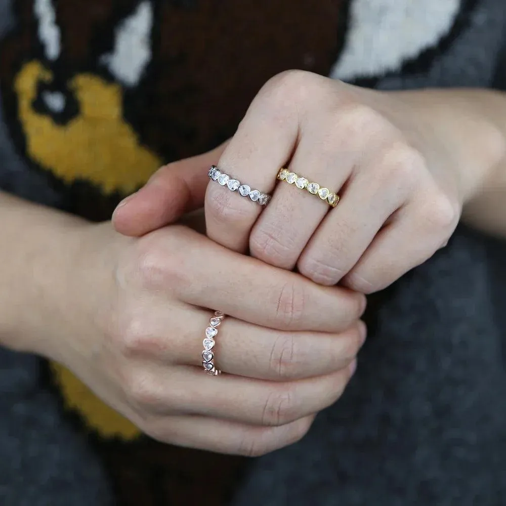 GIRL - Gold Plated Classic Fashion Heart Ring