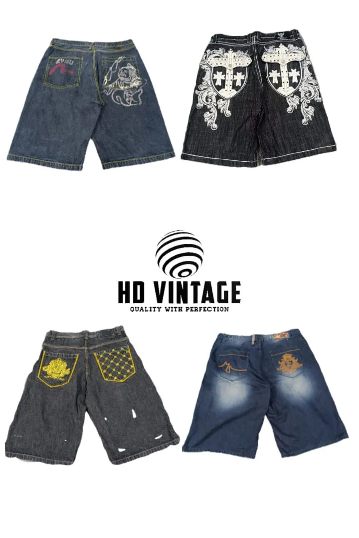 HD358 Men Designer Baggy Shorts - 20 pcs