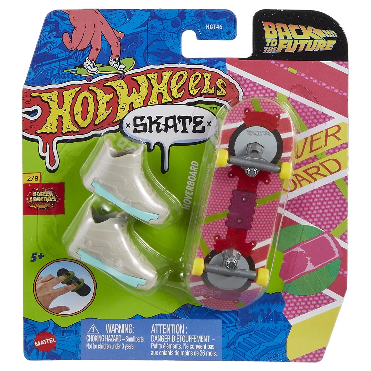 Hot Wheels Skate - Screen Legends 2/8 - Back to the Future Hoverboard Fingerboard