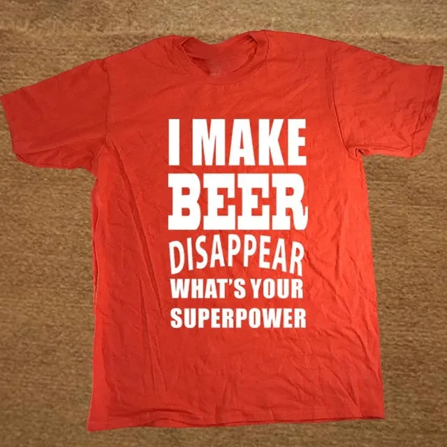 I Make Beer Disappear T Shirt Men