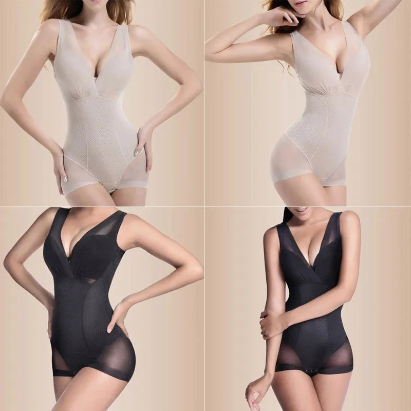 Ladies Briefs Shapewear Tummy Bodysuit Full Body Shaper Underwear Vest Bodysuits