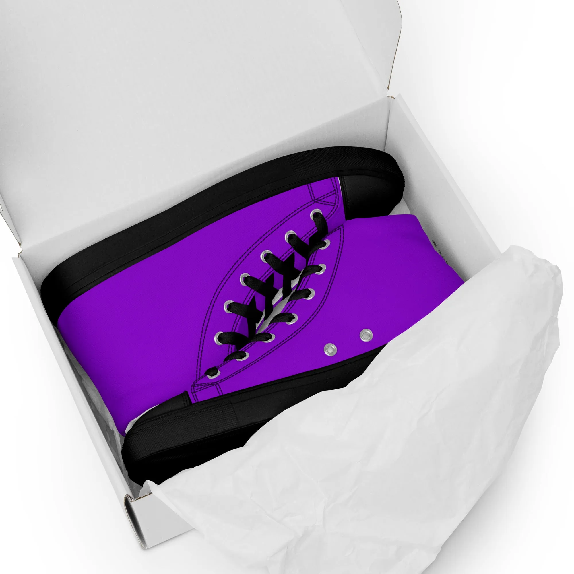 Men's Purple High Top Shoes