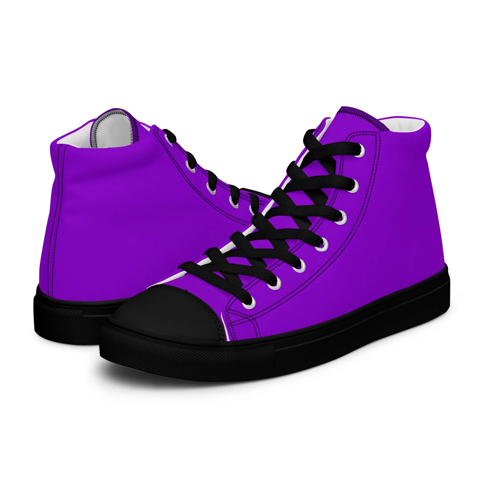 Men's Purple High Top Shoes