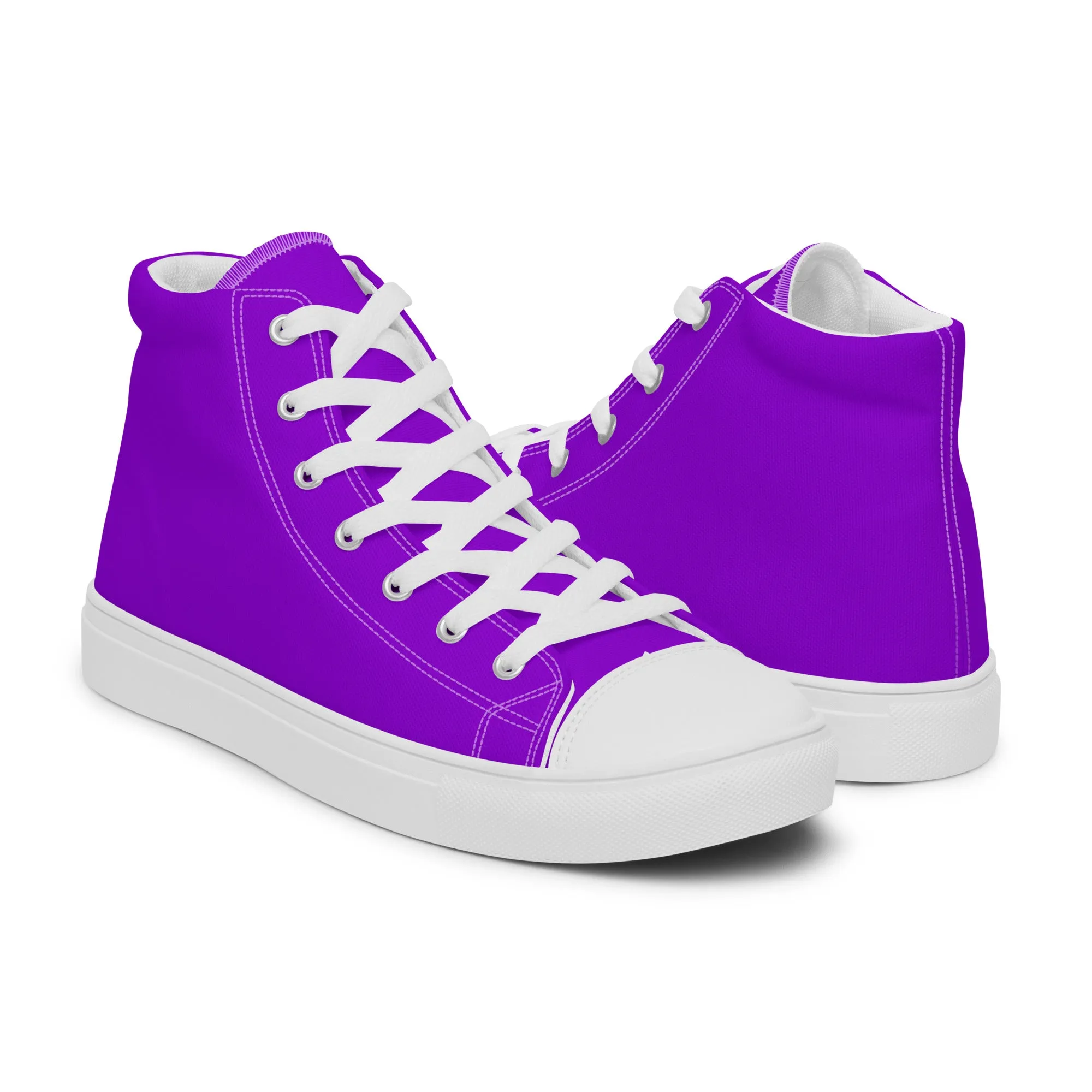 Men's Purple High Top Shoes