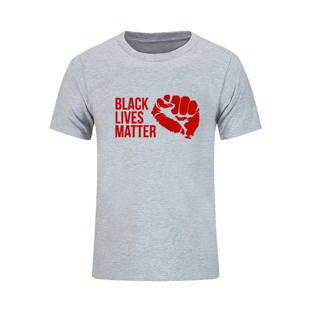 Mens T Shirts Fashion 2017 Black Lives Matter