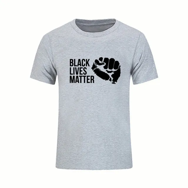 Mens T Shirts Fashion 2017 Black Lives Matter