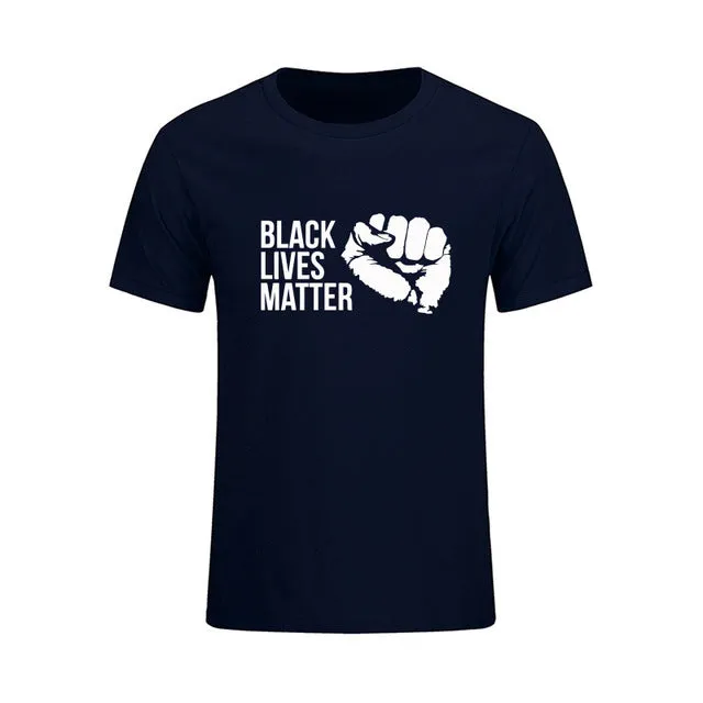 Mens T Shirts Fashion 2017 Black Lives Matter