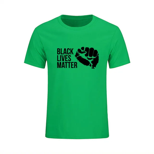 Mens T Shirts Fashion 2017 Black Lives Matter