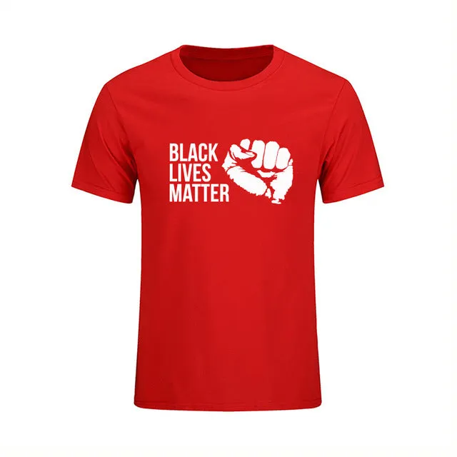 Mens T Shirts Fashion 2017 Black Lives Matter