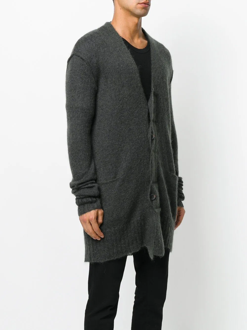 Mohair Cardigan Grey