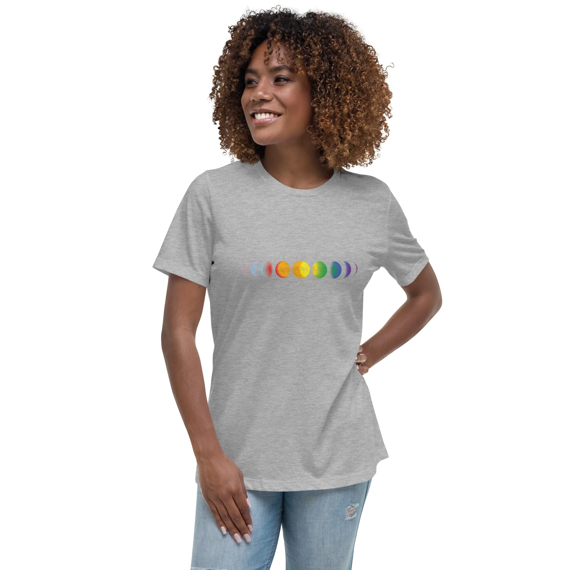 Moons Women's Relaxed T-Shirt (Light Colors)