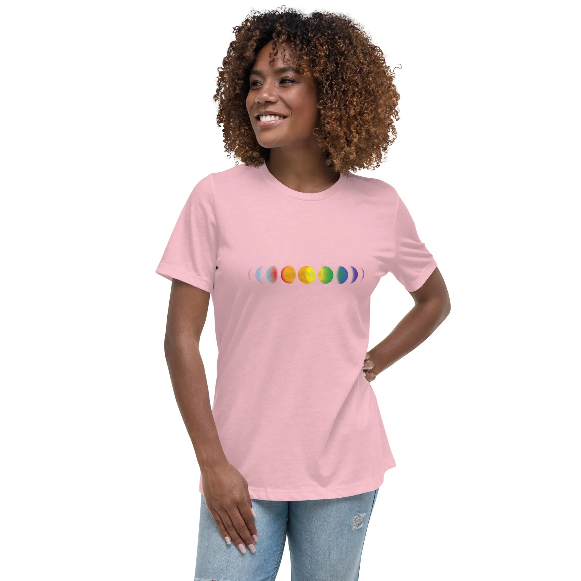 Moons Women's Relaxed T-Shirt (Light Colors)