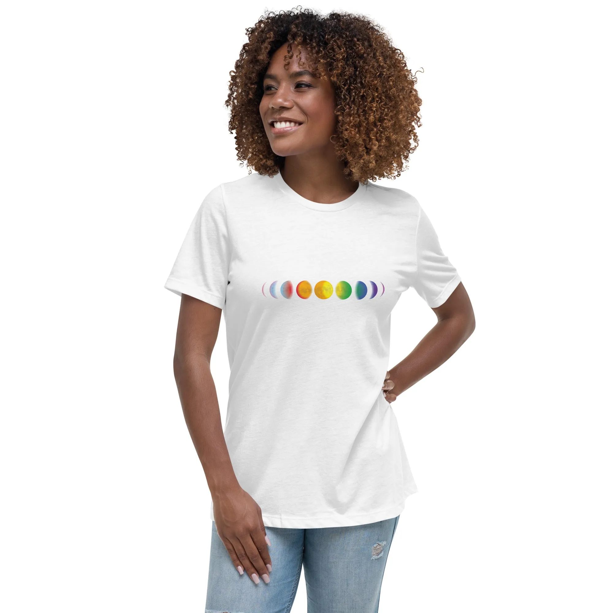 Moons Women's Relaxed T-Shirt (Light Colors)