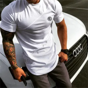 muscle T shirt bodybuilding fitness men