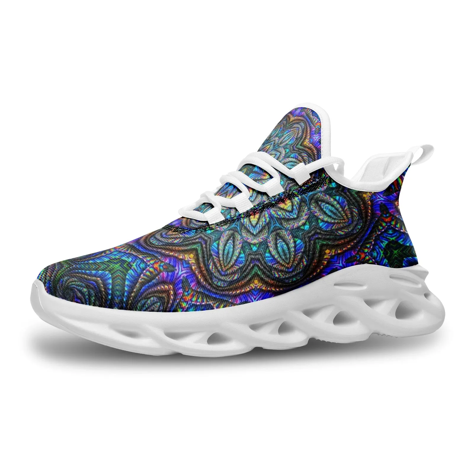 PSYCHEDELIC SYMPHONY | Unisex Bounce Mesh Knit Sneakers | IMRAN