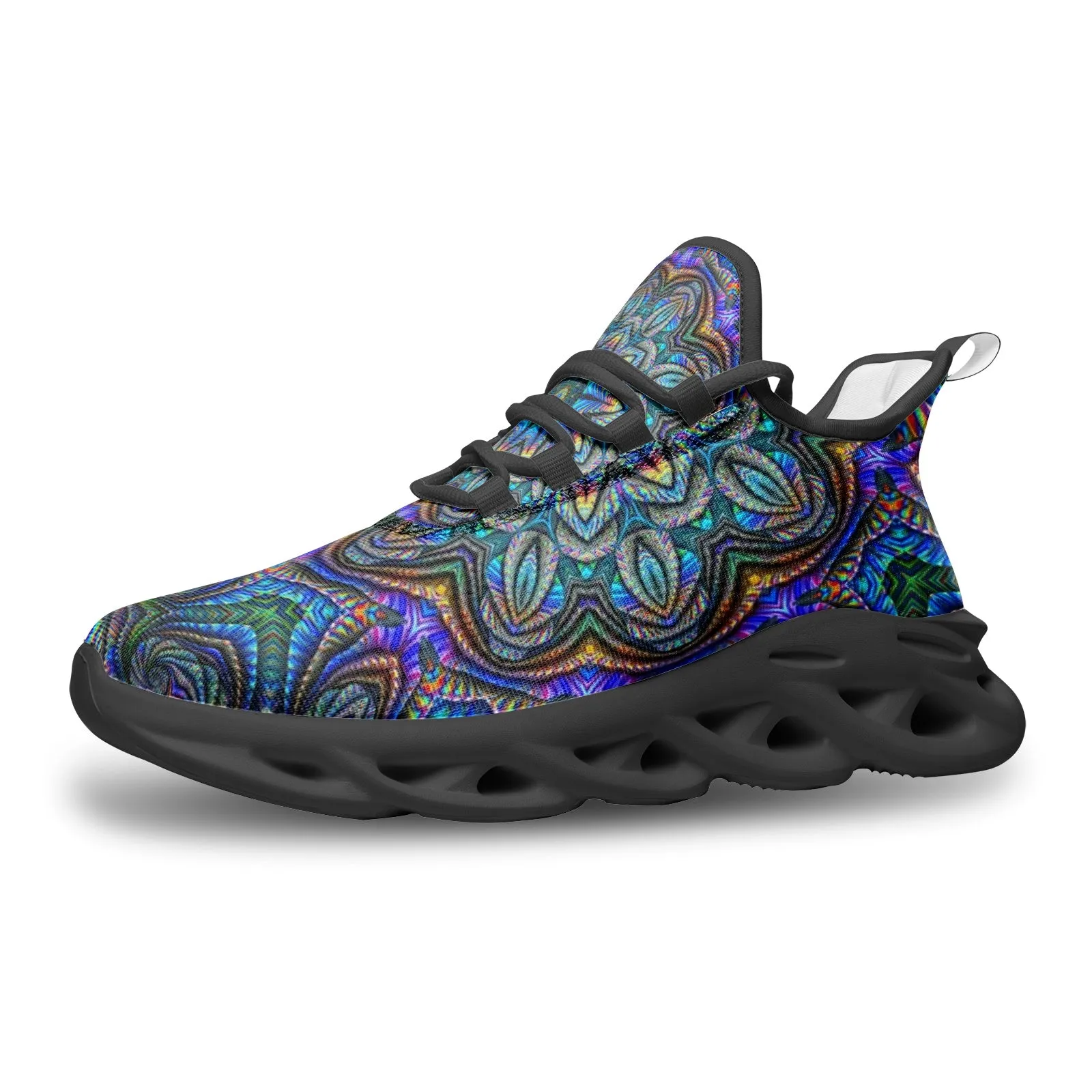 PSYCHEDELIC SYMPHONY | Unisex Bounce Mesh Knit Sneakers | IMRAN