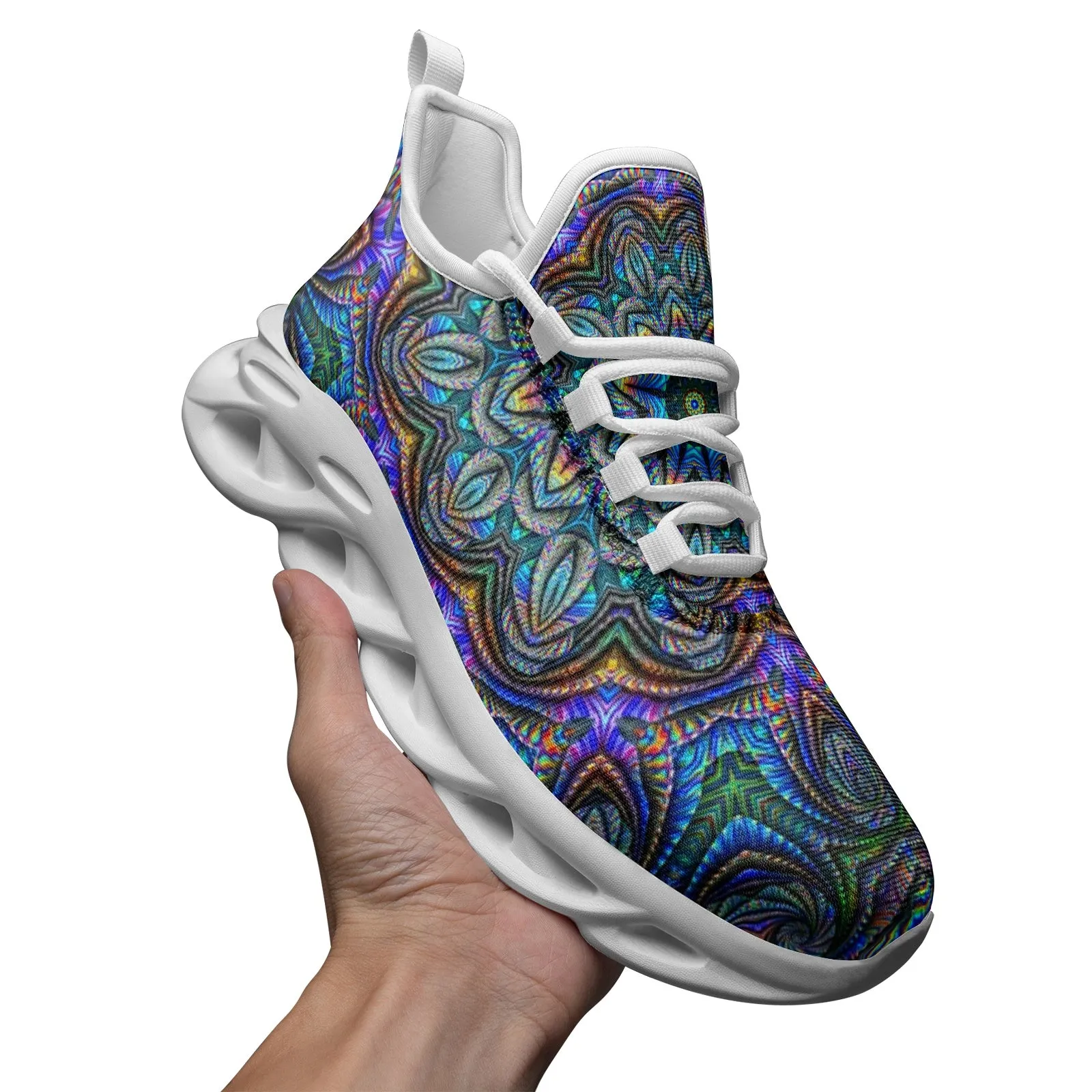 PSYCHEDELIC SYMPHONY | Unisex Bounce Mesh Knit Sneakers | IMRAN