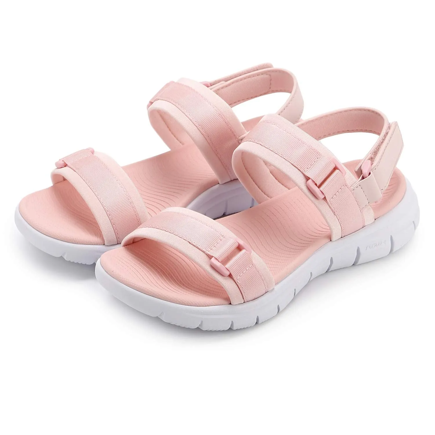 Red Tape Women's Pink Sports Sandal-3