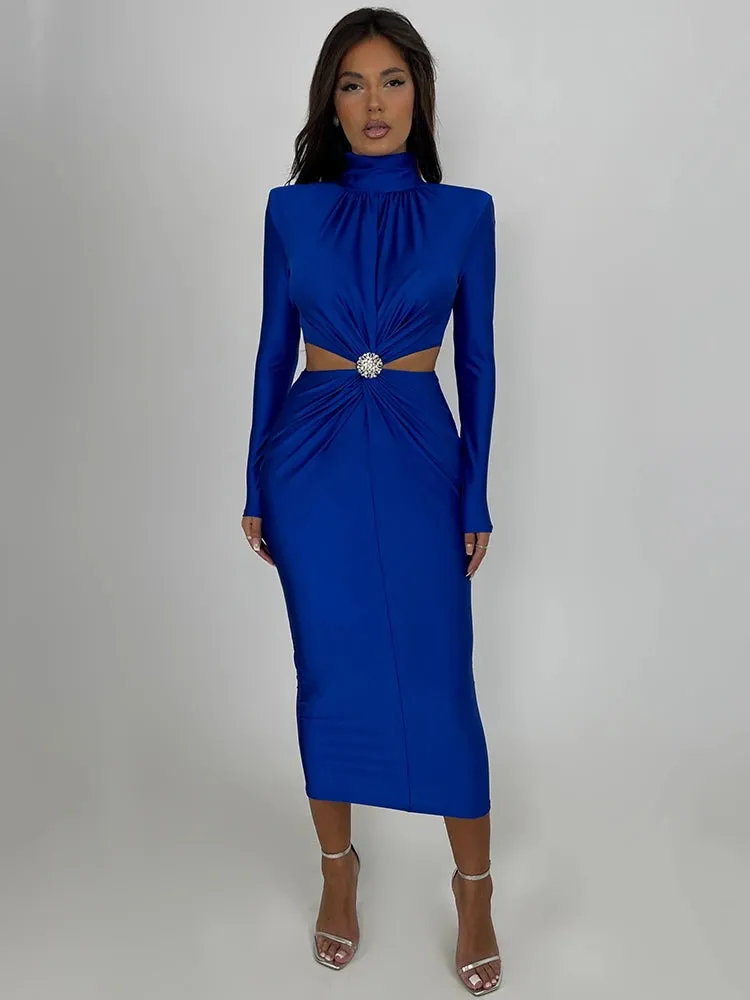 Sexy Maxi Dress For Women Long Sleeve Dress