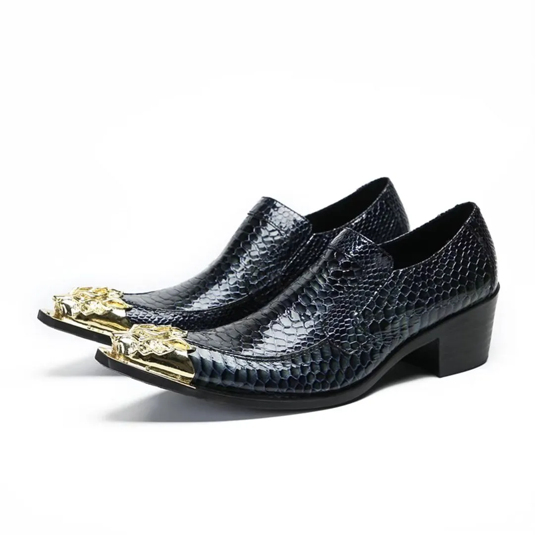 SuaveElite Exotic Leather Dress Shoes