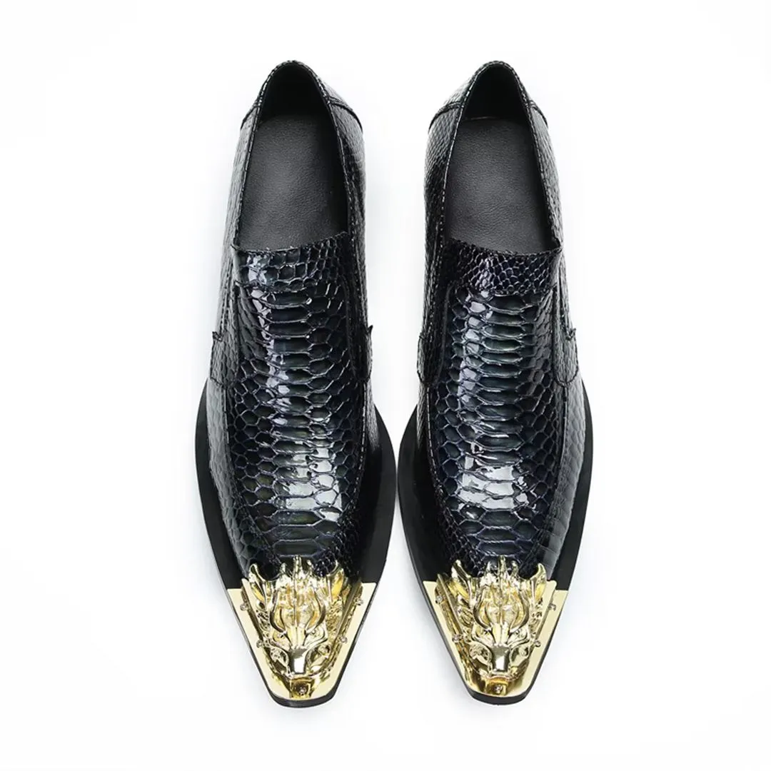 SuaveElite Exotic Leather Dress Shoes