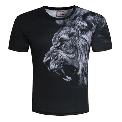 T-shirt 3d lion