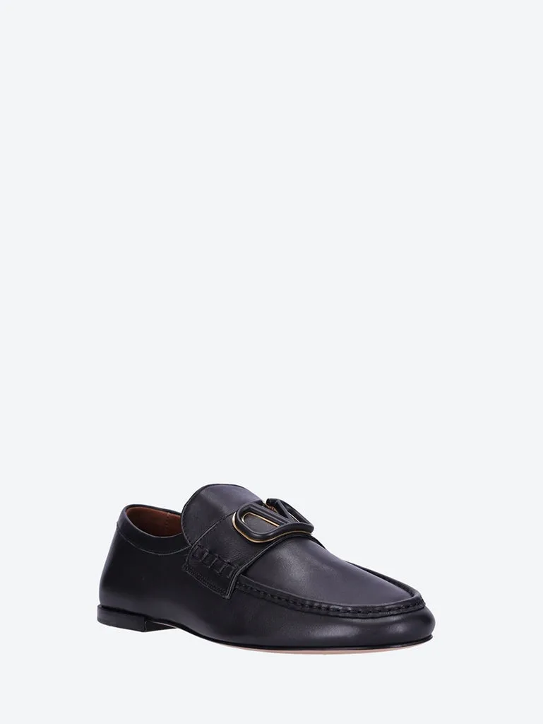 Vlogo signature leather loafers