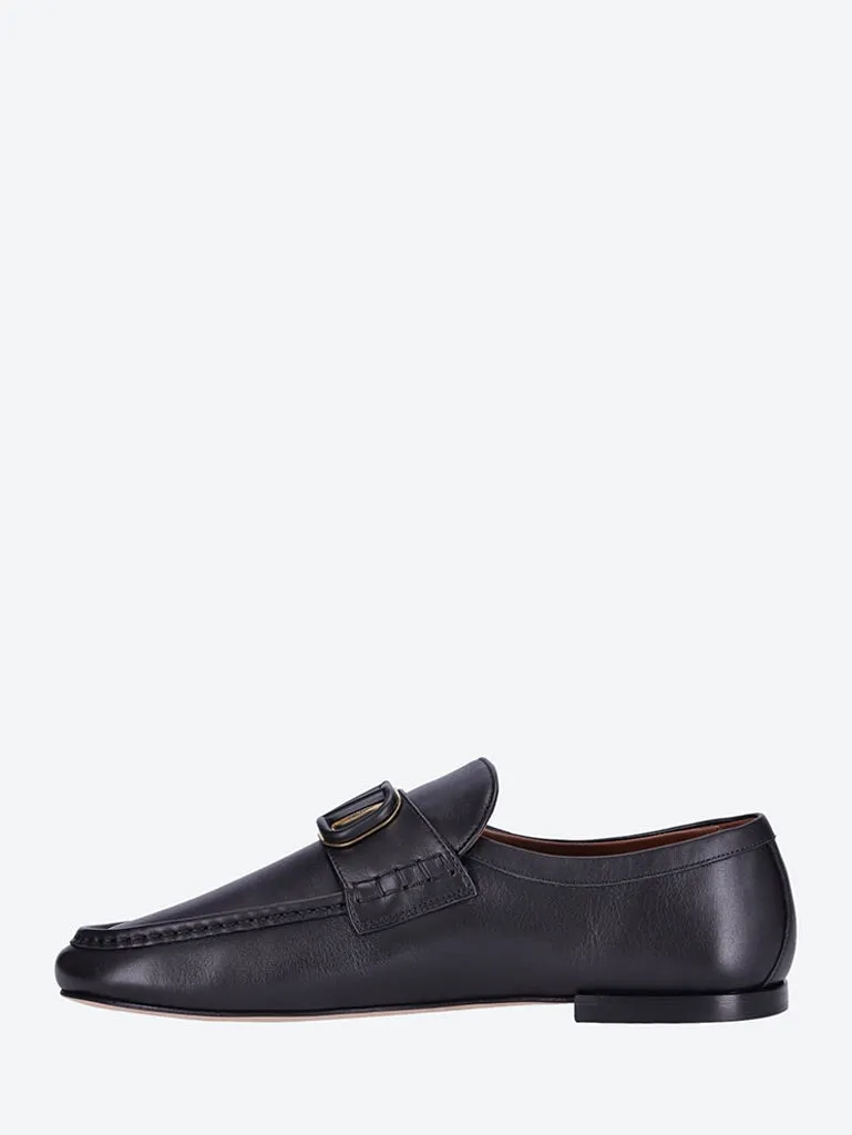 Vlogo signature leather loafers