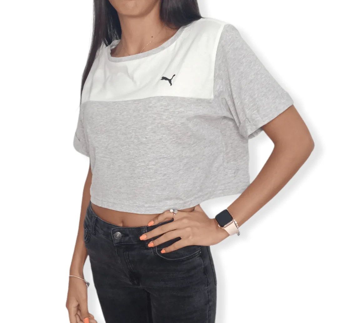 White x Grey women T-shirt