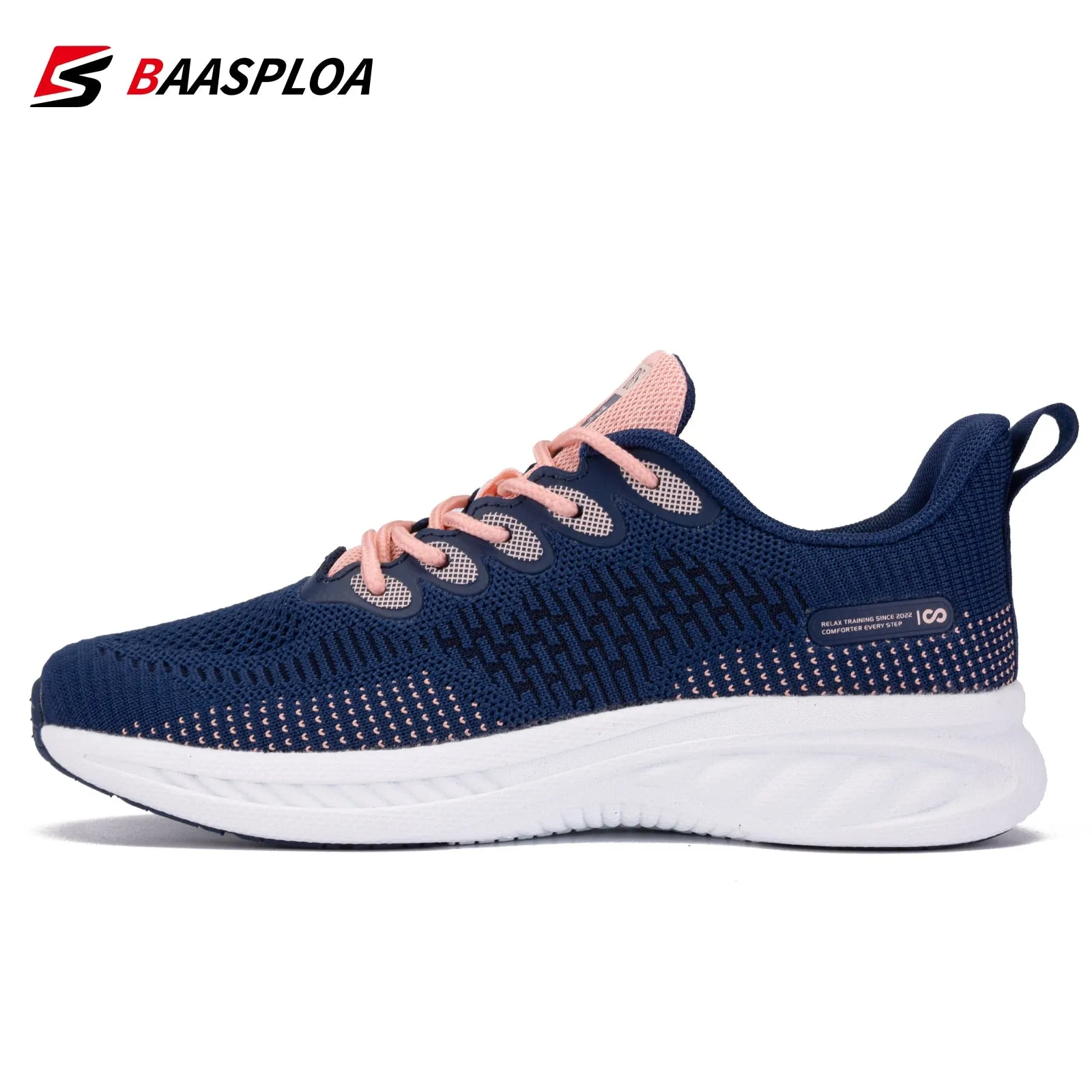 Women's Fashion Sneaker Light Knit Running Shoes Yoga Gym Tennis Sneaker Comfortable Walking Shoes