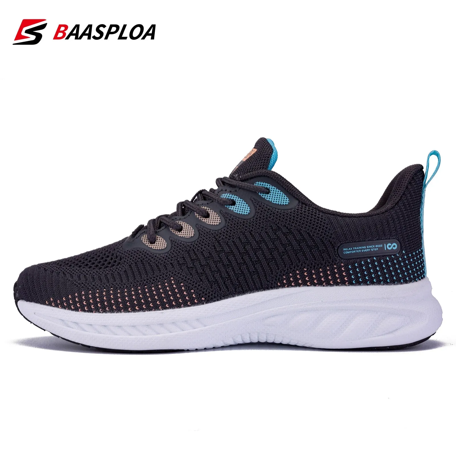 Women's Fashion Sneaker Light Knit Running Shoes Yoga Gym Tennis Sneaker Comfortable Walking Shoes