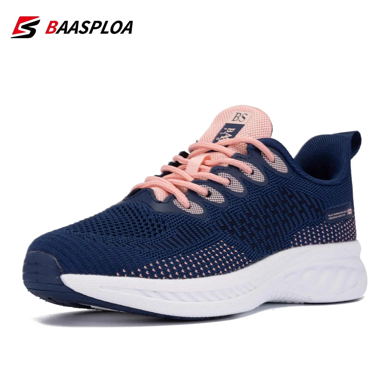 Women's Fashion Sneaker Light Knit Running Shoes Yoga Gym Tennis Sneaker Comfortable Walking Shoes