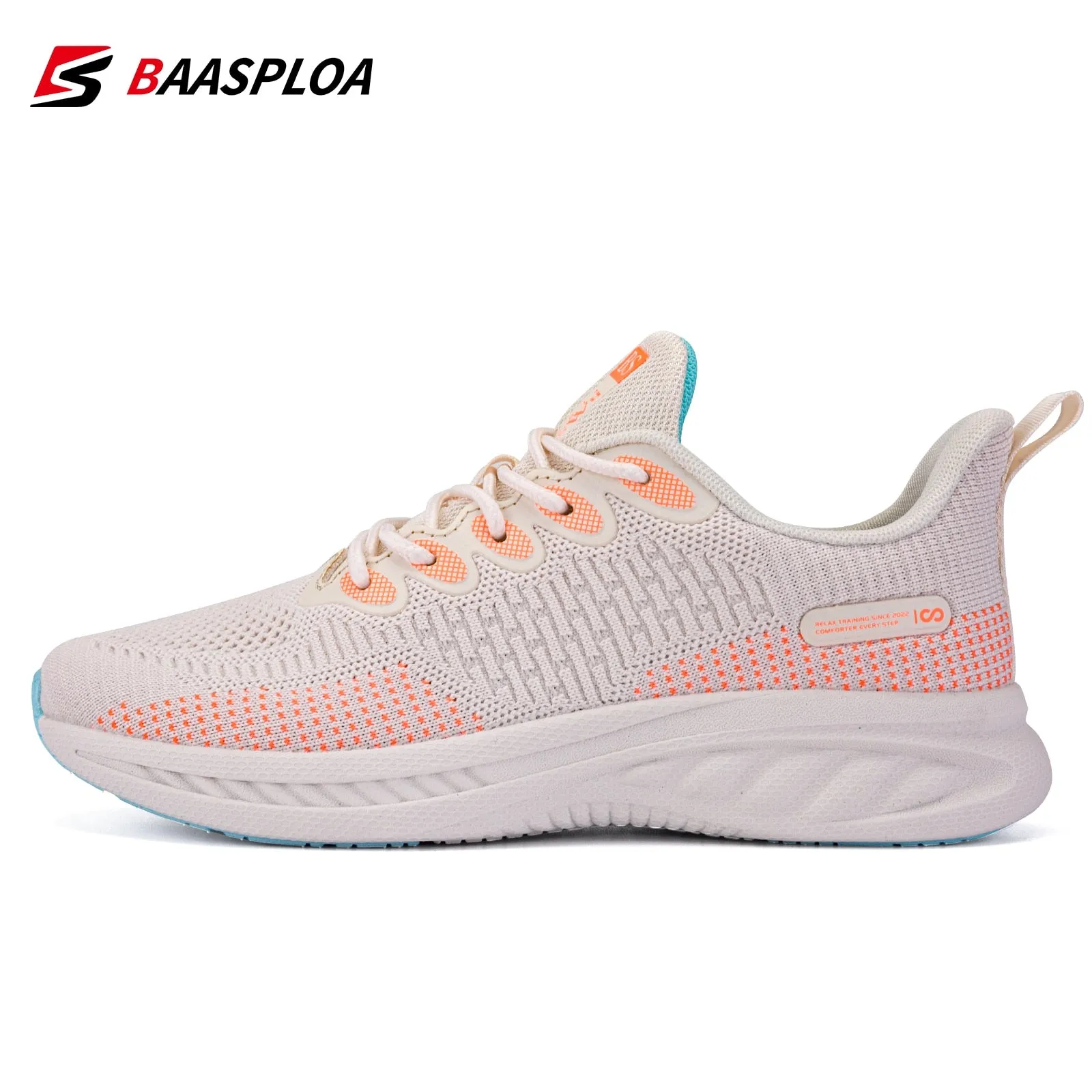 Women's Fashion Sneaker Light Knit Running Shoes Yoga Gym Tennis Sneaker Comfortable Walking Shoes