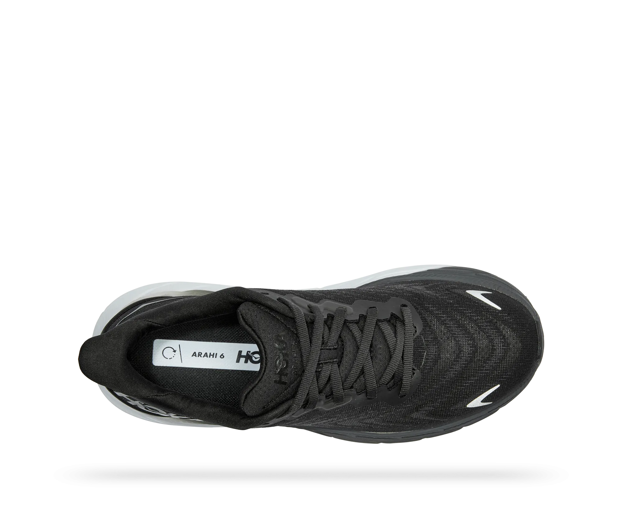 Women's Hoka Arahi 6 Color: Black/White